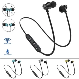 XT11 Wireless BlueTooth Earbuds Hanging Neck Sport Magnetic Headphone